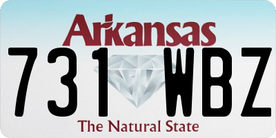 AR license plate 731WBZ