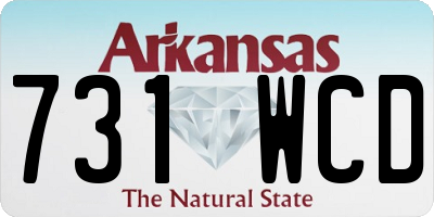 AR license plate 731WCD