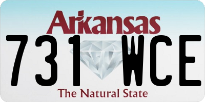 AR license plate 731WCE
