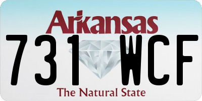 AR license plate 731WCF