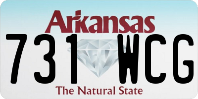AR license plate 731WCG