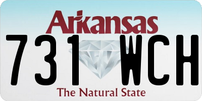 AR license plate 731WCH