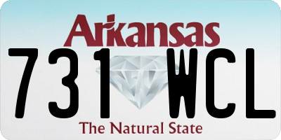 AR license plate 731WCL