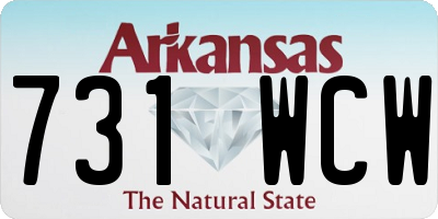 AR license plate 731WCW