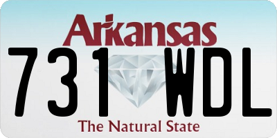 AR license plate 731WDL