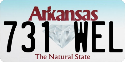 AR license plate 731WEL