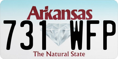 AR license plate 731WFP