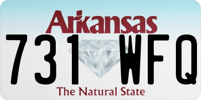 AR license plate 731WFQ