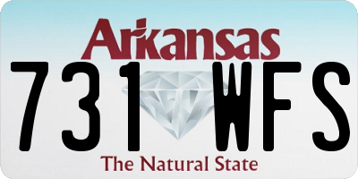 AR license plate 731WFS