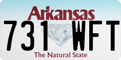 AR license plate 731WFT