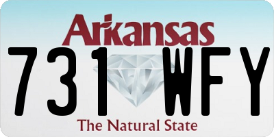 AR license plate 731WFY