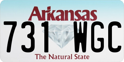 AR license plate 731WGC