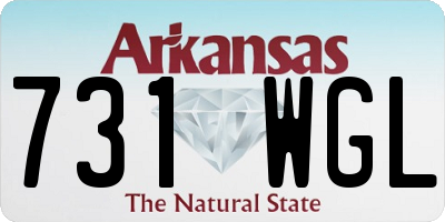 AR license plate 731WGL