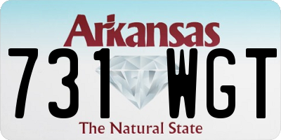 AR license plate 731WGT