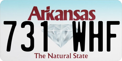 AR license plate 731WHF