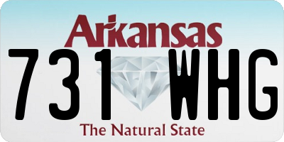 AR license plate 731WHG