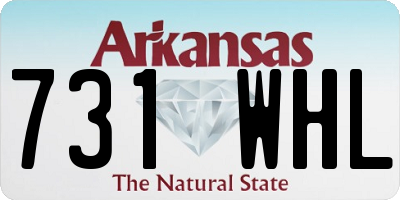 AR license plate 731WHL