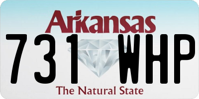 AR license plate 731WHP