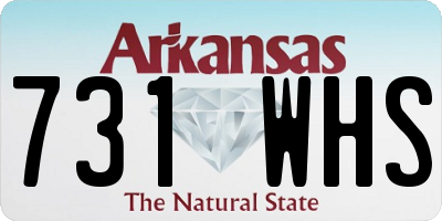 AR license plate 731WHS