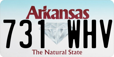 AR license plate 731WHV