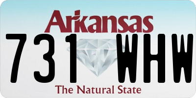 AR license plate 731WHW