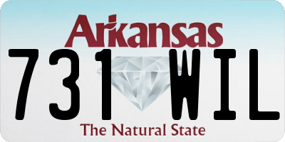 AR license plate 731WIL
