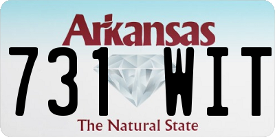 AR license plate 731WIT
