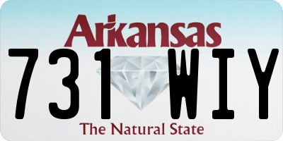 AR license plate 731WIY