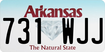 AR license plate 731WJJ