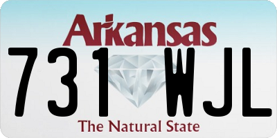 AR license plate 731WJL