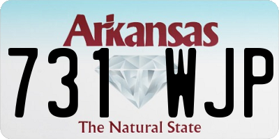 AR license plate 731WJP