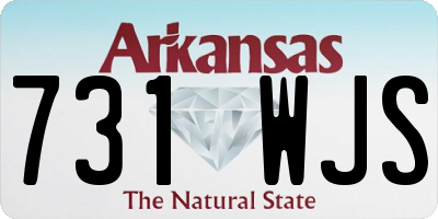 AR license plate 731WJS