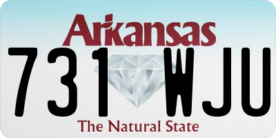 AR license plate 731WJU