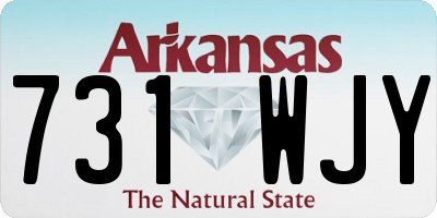 AR license plate 731WJY