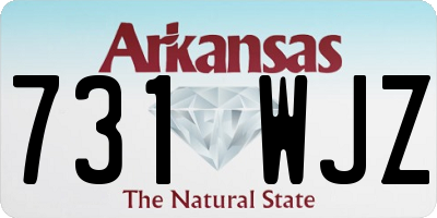 AR license plate 731WJZ