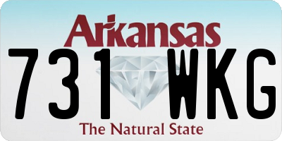 AR license plate 731WKG