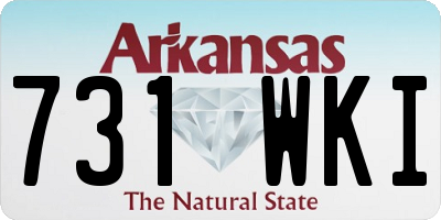 AR license plate 731WKI