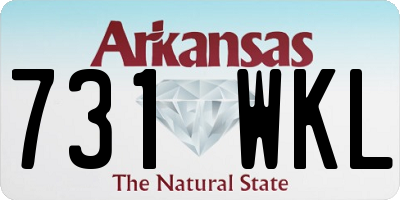 AR license plate 731WKL