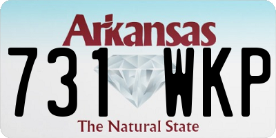 AR license plate 731WKP