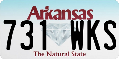 AR license plate 731WKS
