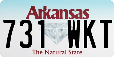 AR license plate 731WKT