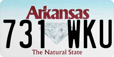 AR license plate 731WKU