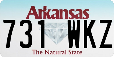 AR license plate 731WKZ