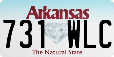 AR license plate 731WLC