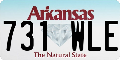 AR license plate 731WLE