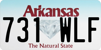 AR license plate 731WLF
