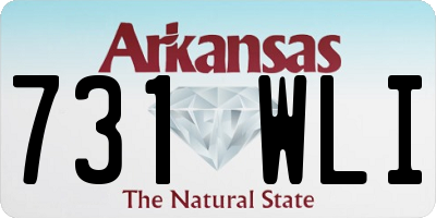 AR license plate 731WLI