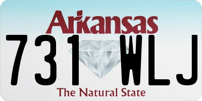AR license plate 731WLJ