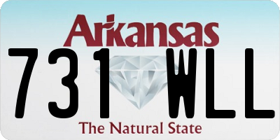 AR license plate 731WLL
