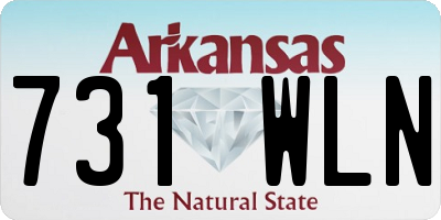 AR license plate 731WLN